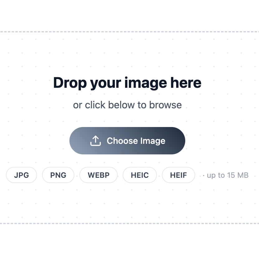 Free online black and white photo converter upload screen