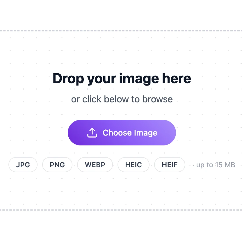 Free online blur tool upload screen with drag and drop zone